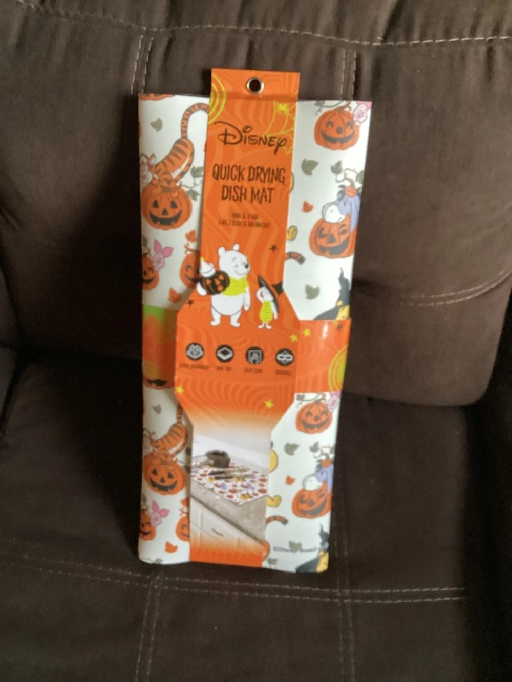 New DisneyWinnie the Pooh and Friends Halloween Quick Drying Dish Mat